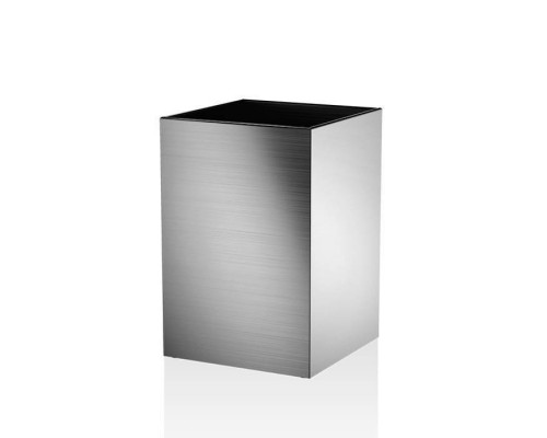 Decor Walther DW 112 Корзина для бумаги 20x20x30см, напольная, цвет: сталь полированная. 0607570 Decor Walther DW 112 Корзина для бумаги 20x20x30см, напольная, цвет: сталь полированная. 0607570