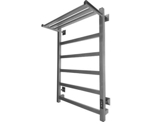 Полотенцесушитель электрический Altasan ПарусПроф 80х50 с полкой, графит