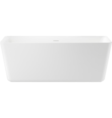 Акриловая ванна Wellsee DeSire 170x80 см, отдельностоящая, белая, на ножках, со сливом-переливом, с донным клапаном, фурнитура белая