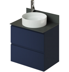 Тумба под раковину со столешницей Itana Kate 65 подвесная, океания