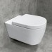 Duravit ME by Starck Унитаз подвесной Rimless без смывного края, свкл. крепление Durafix, 4,5л. с HygieneGlaze, 37x57см, Цвет: белый. 2529092000