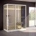 Effegibi Logica H Filo Сауна 214x250х217см, угловая DX, цвет: Soft Sand. LO 31 01 0007