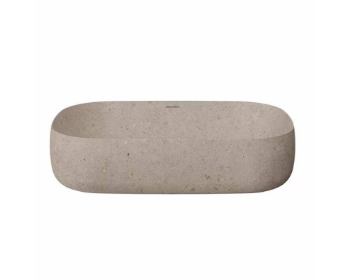 Kerama Marazzi Magica Раковина накладная, 64.5х42см., без отв., цвет: бежевый камень. MA.wb.65\STB Kerama Marazzi Magica Раковина накладная, 64.5х42см., без отв., цвет: бежевый камень. MA.wb.65\STB