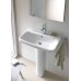 Duravit DuraStyle Раковина 60х44см., 1 отв., подвесная, с пьедесталом, с переливом, цвет: белый. 2319600000, 0858290000