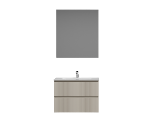 Мебель для ванной комнаты Sancos Snob T 70, beige soft, раковина CN7007