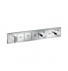 Термостатический смеситель встраиваемый Hansgrohe RainSelect 15356000, С ВНУТРЕННЕЙ ЧАСТЬЮ, хром