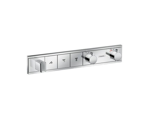 Термостатический смеситель встраиваемый Hansgrohe RainSelect 15356000, С ВНУТРЕННЕЙ ЧАСТЬЮ, хром Термостатический смеситель встраиваемый Hansgrohe RainSelect 15356000, С ВНУТРЕННЕЙ ЧАСТЬЮ, хром