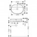 Hansgrohe Xuniva U Раковина-чаша 60x45см., накладная, 1 отв., цвет: белый. 60171450