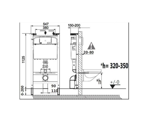 Laufen Pro Унитаз подвесной, безободковый смыв Rimless, с инсталляционной системой, сиденье с крышкой SC, панель смыва цвет: хром. Z.RU93.0.771.5