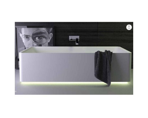 KNIEF Shine Ванна отдельностоящая 180х80х50см со сливом, с LED подсветкой , цвет: белый матовый. 0600-041-01 KNIEF Shine Ванна отдельностоящая 180х80х50см со сливом, с LED подсветкой , цвет: белый матовый. 0600-041-01