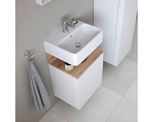 Duravit Qatego Раковина 45х35х12.5см., подвесная, без отв., цвет: белый. 0746450000 Duravit Qatego Раковина 45х35х12.5см., подвесная, без отв., цвет: белый. 0746450000