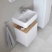 Duravit Qatego Раковина 45х35х12.5см., подвесная, без отв., цвет: белый. 0746450000