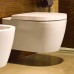 Duravit ME by Starck Унитаз подвесной Rimless без смывного края, свкл. крепление Durafix, 4,5л. с HygieneGlaze, 37x57см, Цвет: белый. 2529092000