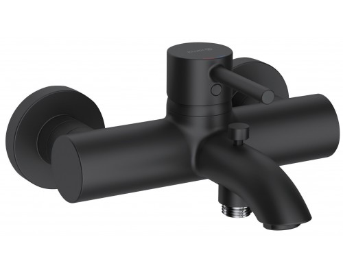 Kludi 38 691 3976 Bozz Смеситель для ванны черный матовый 386913976