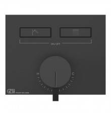 Gessi Hi-Fi Смеситель для душа, с включением до 2 источников одновременно, внешняя часть, цвет: black XL. 63079#299
