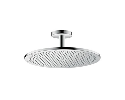 Axor ShowerSolutions Верхний душ, Oslash; 350мм, 1jet, с держателем 100мм, потолочный монтаж, frac12;rsquo;, цвет: хром. 26035000
