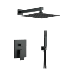 AQM8410GM Savona Набор для комплектации душа со смесителем, цвет металл AQM8410GM