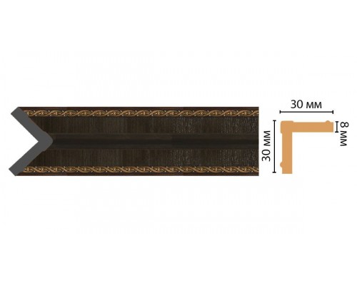 Угол DECOMASTER 116-1 ДМ (30*30*2400 мм)