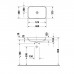 Duravit Happy D.2 Plus Раковина 60х40 см, без отв., цвет: белый. 23596000001