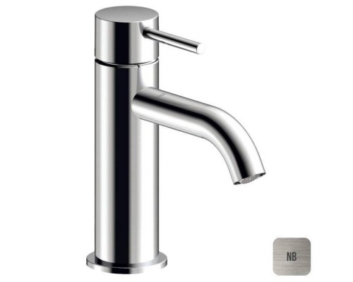 Almar Mixers Смеситель для раковины, 1 отв., без донного клапана, цвет: никель брашированный. E214000.NB Almar Mixers Смеситель для раковины, 1 отв., без донного клапана, цвет: никель брашированный. E214000.NB