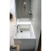 DURAVIT Shower + Bath Bathtub Ванна 170х75хh210.5см, прямоугольная с входной дверью и душевой шторкой ЗЕРКАЛЬНОЙ, SX - левосторонняя, цвет: белый. 700403000100000,  791246000001000