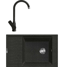 Комплект Мойка кухонная Lava L9.BAS basalt + Смеситель SG07 BAS basalt