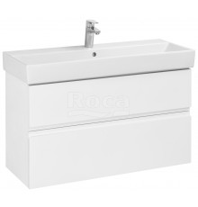 Roca A857641501 Oleta Тумба под умывальник подвесная 961х548х374 мм, 2 ящика, Белый матовый A857641501