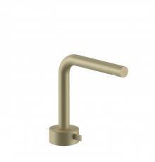 Fantini AF/21 Смеситель для раковины, 1 отв., излив: 155 мм, цвет: Matt British Gold PVD. 27 P6 A004WF