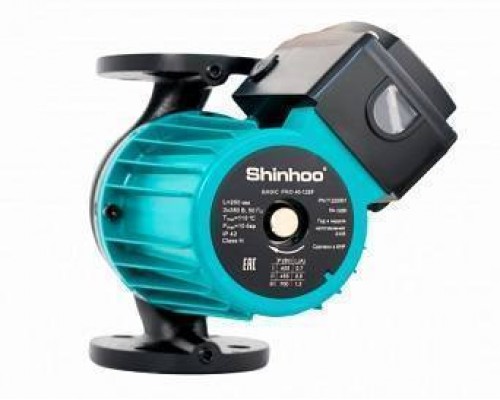 Насос, SHINHOO, циркуляционный, тип BASIC PRO 32-12S, 1х230 В, трехскоростной Насос, SHINHOO, циркуляционный, тип BASIC PRO 32-12S, 1х230 В, трехскоростной
