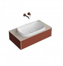 Kerama Marazzi Magica Тумба подвесная, 88.4х48.5х22см., 1 ящик, цвет: венецианский красный матовый. MA.90.1\VR.M