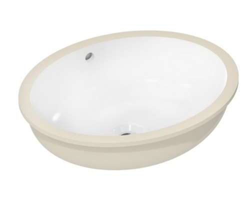 HG 60 152 450 Xuniva D Раковина подстольная 450х350, с переливом, белый