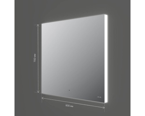 M85MOX10801S Зеркало с интерьерной Led подсветкой, 80 см M85MOX10801S Зеркало с интерьерной Led подсветкой, 80 см