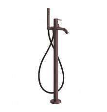 Gessi 316 Смеситель для ванны, напольный, с душевой лейкой (внешние части), цвет: brushed copper pvd. 54028#708