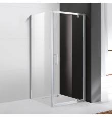 Душевой уголок Cezares Molveno AH 1 100+90 C Cr IV, 100х90 см, профиль хром, стекло прозрачное
