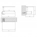 Gessi Emporio accessories Держатель для т/б., с крышкой, подвесной, цвет: Finox Brushed Nickel. 38855#149