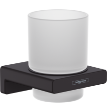 HG 41 749 670 AddStoris Стакан для зубных щеток, металл/матовое стекло 41749670