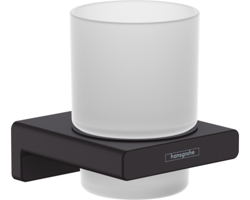 HG 41 749 670 AddStoris Стакан для зубных щеток, металл/матовое стекло 41749670