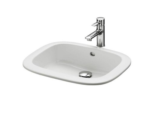 TOTO Public Раковина 53x45x17.7 см, без отв., полувстраеваемая, CeFiONtect, цвет: белый. LW763Y#XW TOTO Public Раковина 53x45x17.7 см, без отв., полувстраеваемая, CeFiONtect, цвет: белый. LW763Y#XW