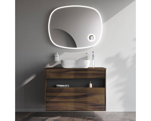 Мебель для ванной комнаты AM.PM Func 100 дуб крафт, со столешницей, раковина M8FWCC10510WG