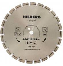 Диск алмазный Hilberg 400*25,4 Hard Materials Лазер асфальт HM309
