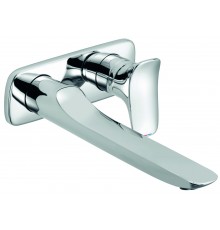 Kludi 53 245 0575 Ambienta Смеситель для раковины 226 мм, на 2 отв., настен. (внеш. монт. часть) 532450575
