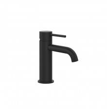 Gessi 316 Смеситель для раковины, на 1 отв., без донного клапана, излив 15.6см, h=20см., цвет: Black XL. 54002#299
