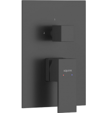 Смеситель для ванны с душем AQUATEK Либра AQ1646MB С ВНУТРЕННЕЙ ЧАСТЬЮ, матовый черный