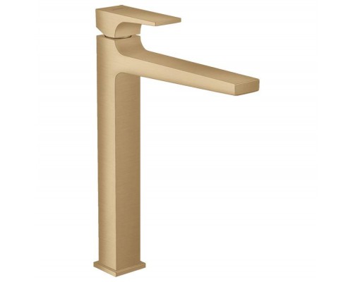 Hansgrohe Metropol Смеситель для раковины, на 1 отв, с донным клапаном, излив: 20.4см, цвет: шлифованная бронза. 32512140 Hansgrohe Metropol Смеситель для раковины, на 1 отв, с донным клапаном, излив: 20.4см, цвет: шлифованная бронза. 32512140
