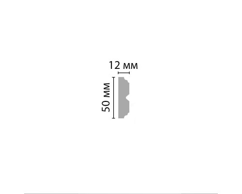 Молдинг гладкий DECOMASTER 97624 (50*12*2400мм) Молдинг гладкий DECOMASTER 97624 (50*12*2400мм)