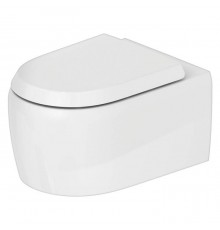 Duravit Qatego Унитаз подвесной 37х57см., с креплением Durafix, с установленными петлями из нерж. стали, цвет: белый. 2556090000