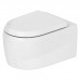 Duravit Qatego Унитаз подвесной 37х57см., с креплением Durafix, с установленными петлями из нерж. стали, цвет: белый. 2556090000