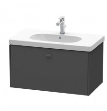 Duravit  Brioso Тумба подвесная 82х46.9х45.2см, с раковиной, с 1 выдвижным ящиком, цвет: графит матовый. 03428500002,  BR404604949