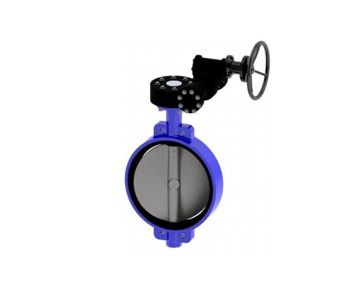 Затвор дисковый Tecofi VPE4408-08 Ду350 поворотный межфланцевый под привод PN10. VPE4408-08EP0350