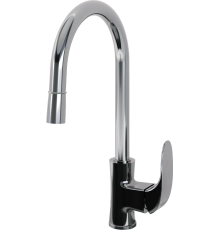 Смеситель для кухни Laparet Lisera N2042402LPT с выдвижным изливом, хром